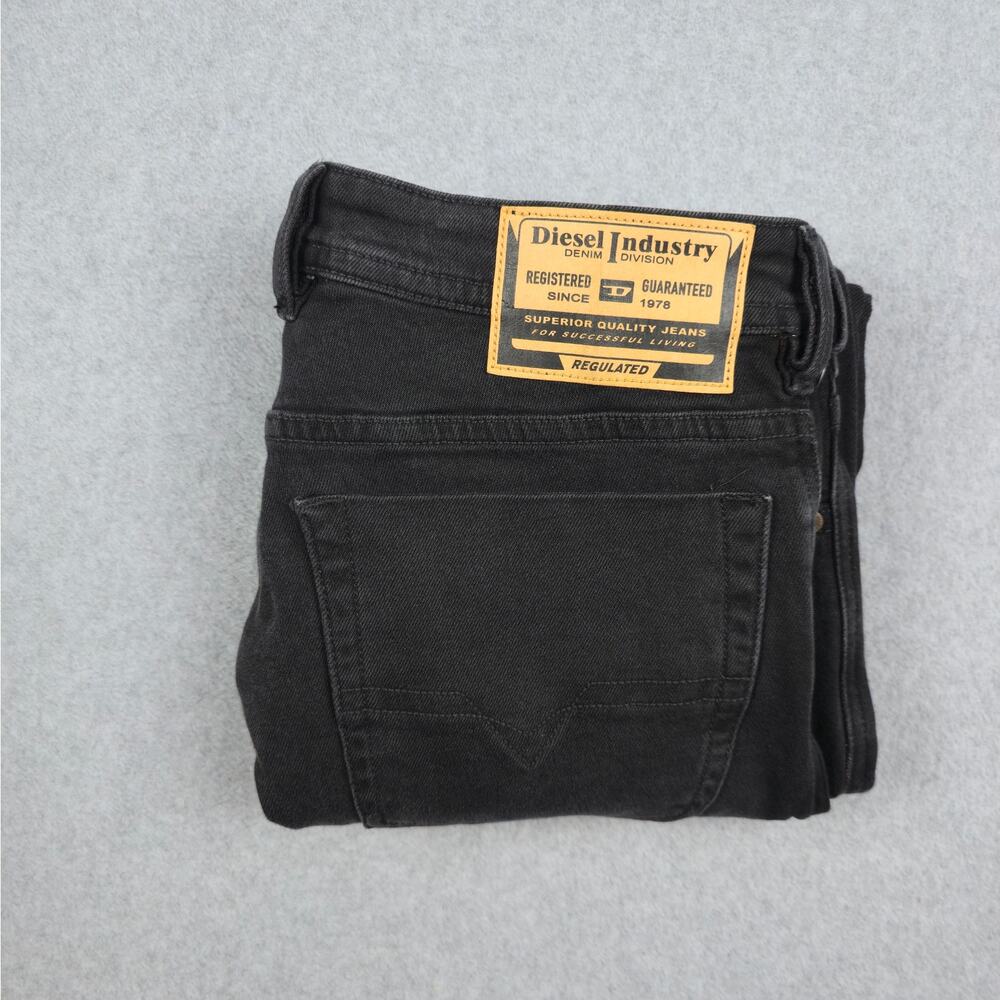 NWT Diesel Mens 34x31 Black Button Fly 2007 Zatiny Jeans